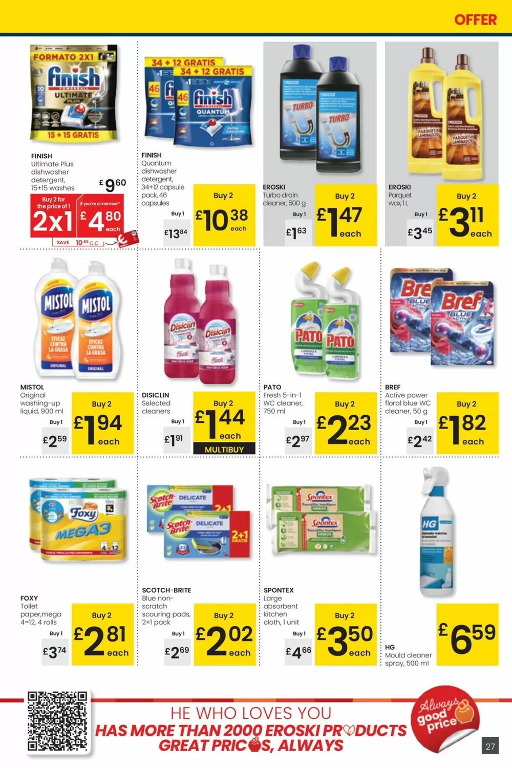 Folleto promocional de Eroski válido desde el 26/02/2026 - Página 27.