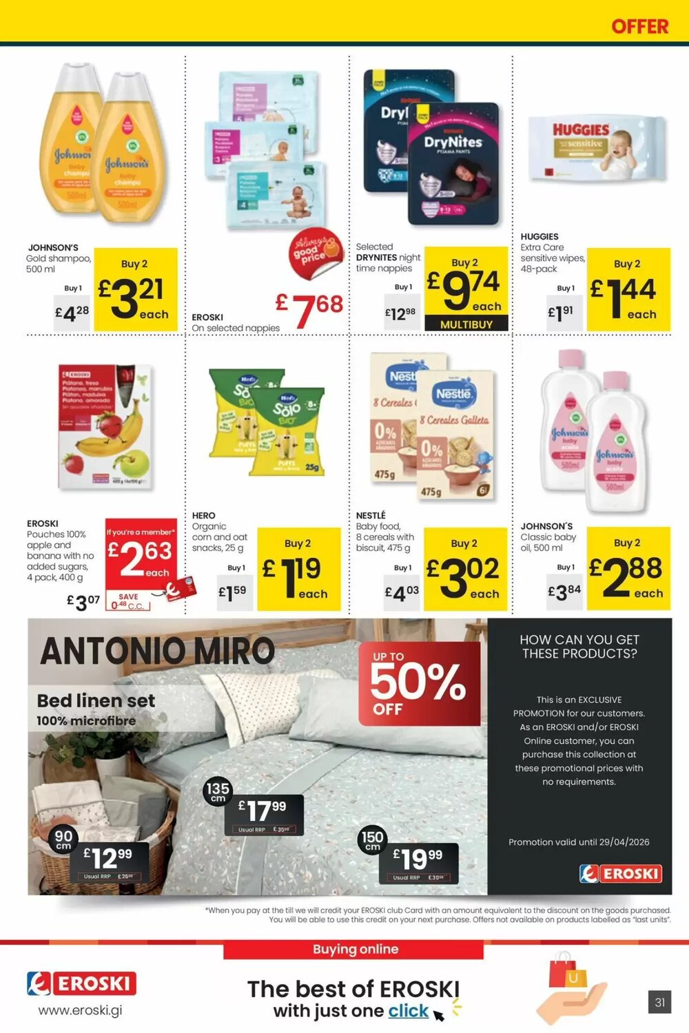 Folleto promocional de Eroski válido desde el 26/02/2026 - Página 31.