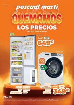 Folleto promocional de Pascual Martí válido desde el 01/03/2026