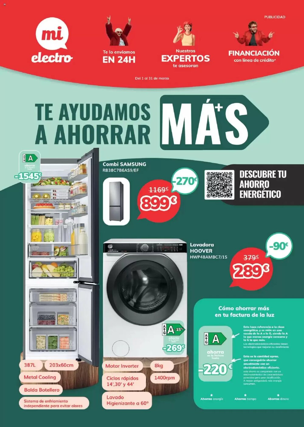 Folleto promocional de Mi electro válido desde el 01/03/2026 - Página 1.