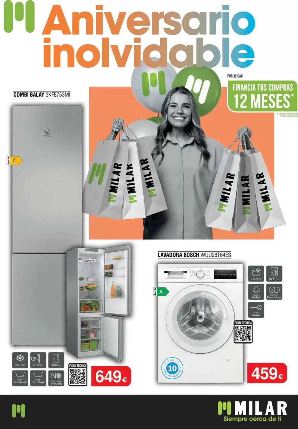 Folleto promocional de Milar válido desde el 01/03/2026 - Página 1.