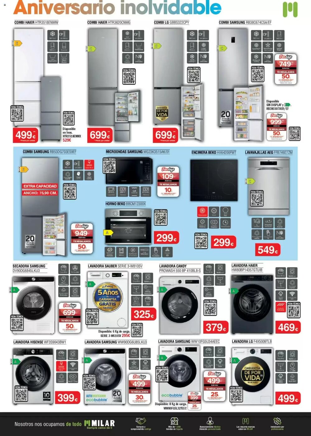 Folleto promocional de Milar válido desde el 01/03/2026 - Página 2.