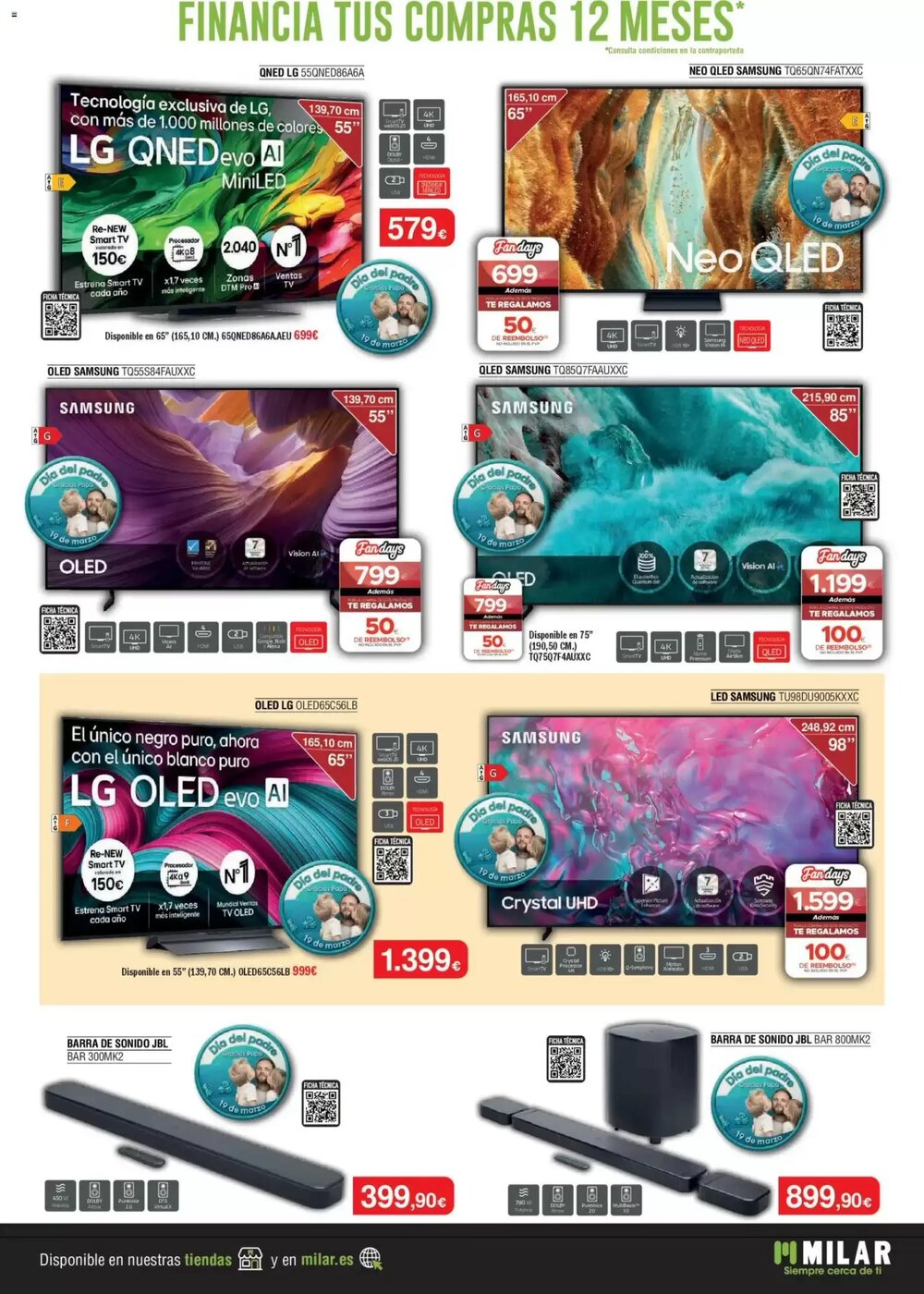 Folleto promocional de Milar válido desde el 01/03/2026 - Página 3.