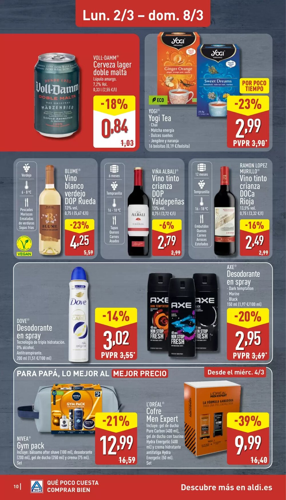 Folleto promocional de ALDI válido desde el 02/03/2026 - Página 10.