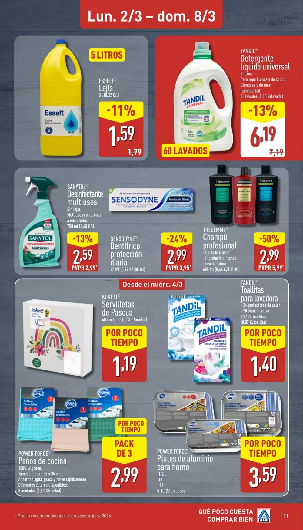 Folleto promocional de ALDI válido desde el 02/03/2026 - Página 11.