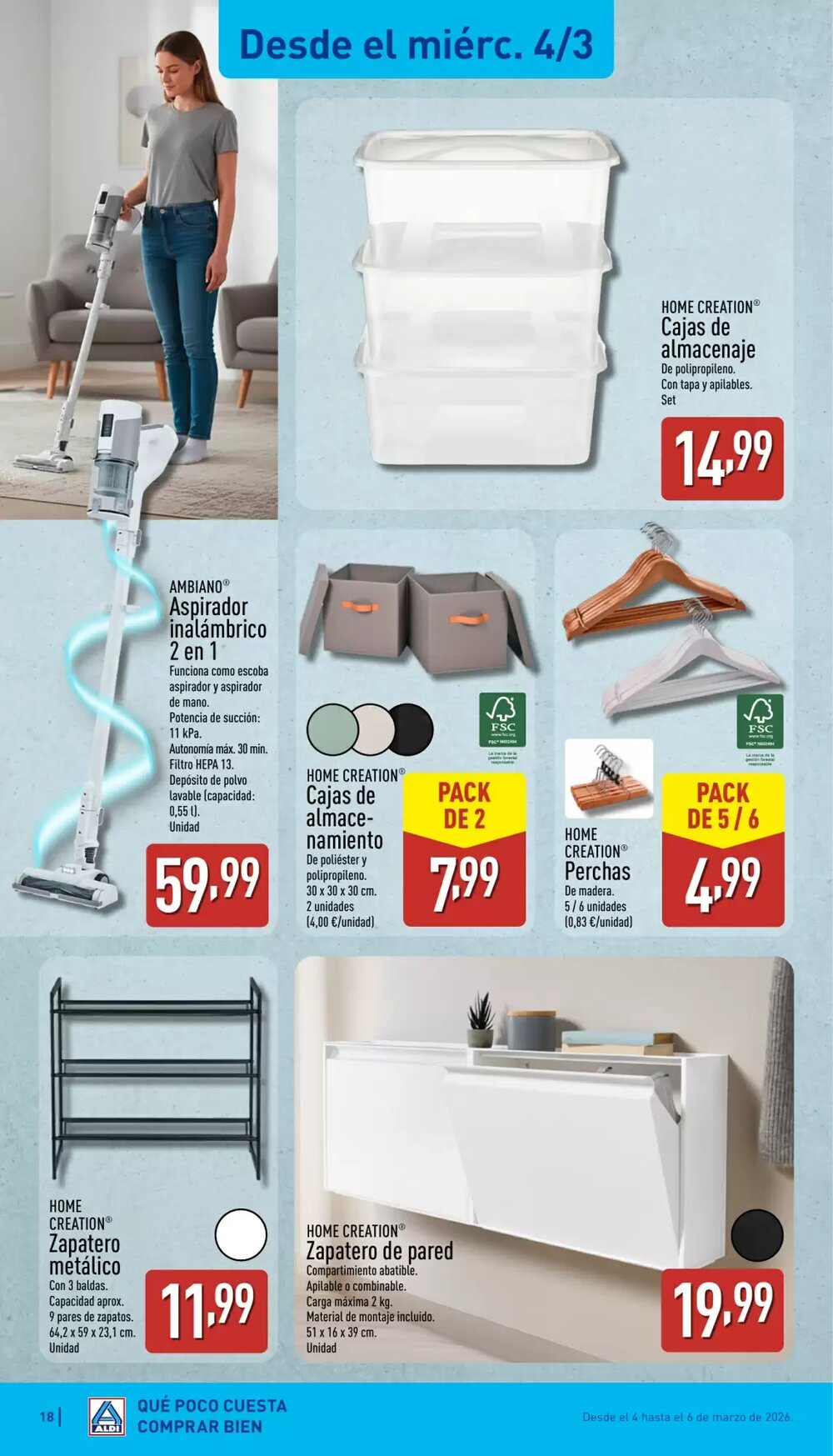 Folleto promocional de ALDI válido desde el 02/03/2026 - Página 18.