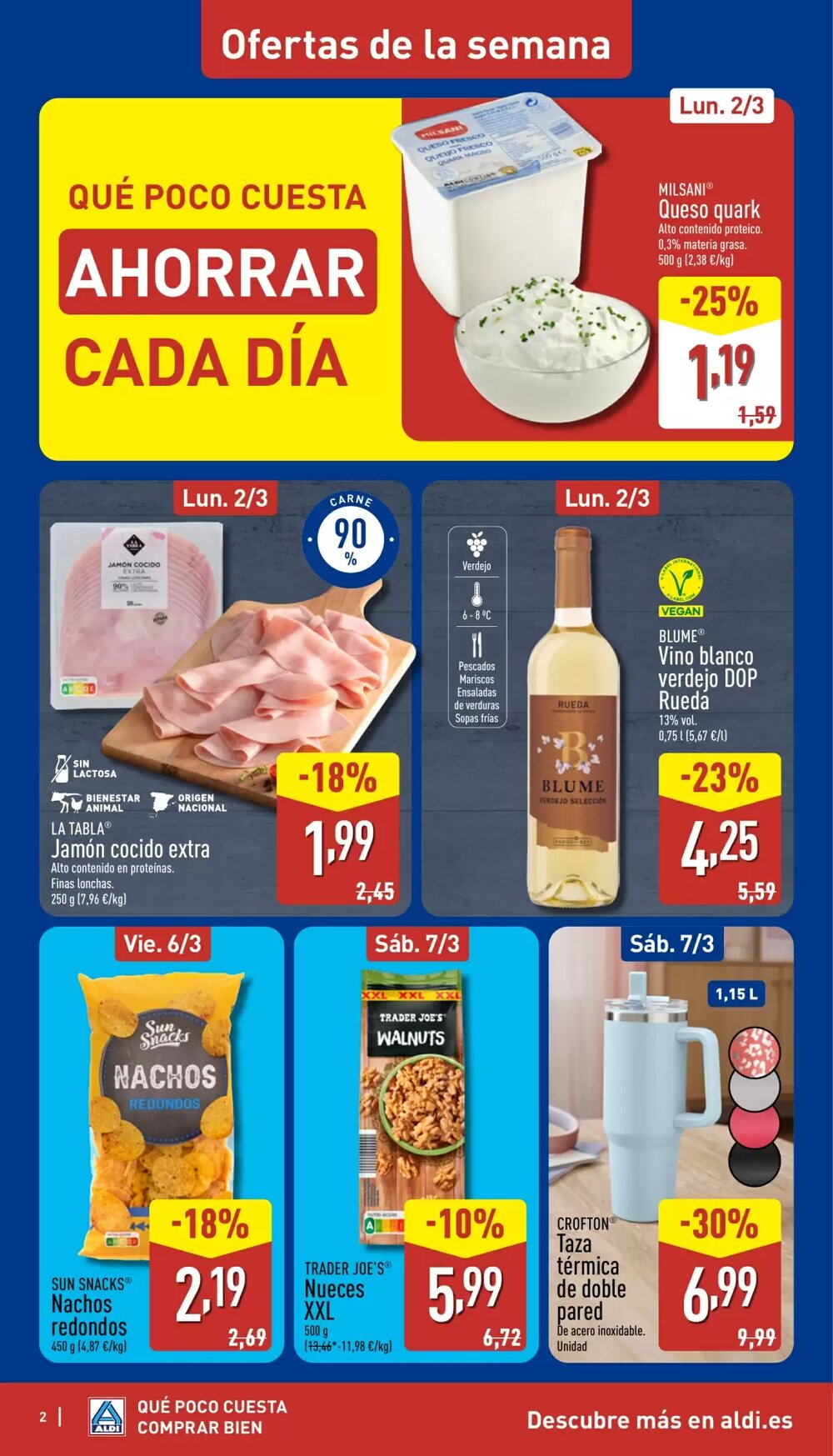 Folleto promocional de ALDI válido desde el 02/03/2026 - Página 2.