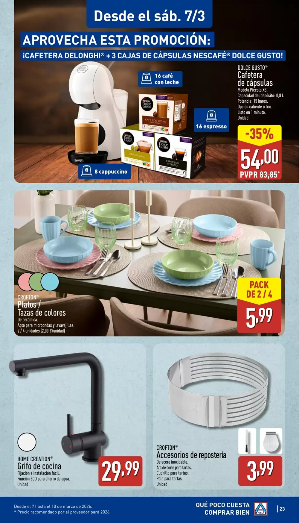 Folleto promocional de ALDI válido desde el 02/03/2026 - Página 23.