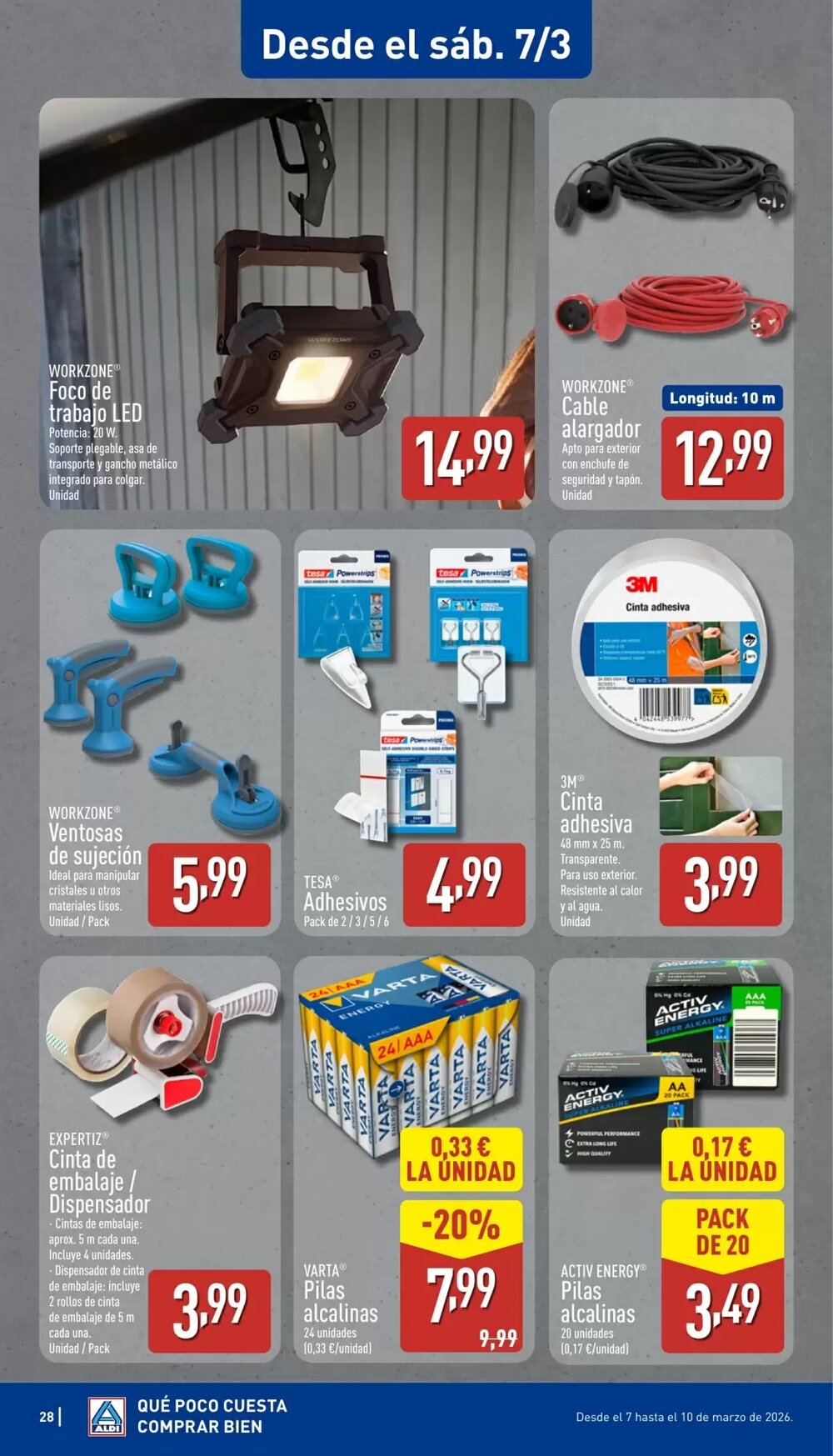 Folleto promocional de ALDI válido desde el 02/03/2026 - Página 28.