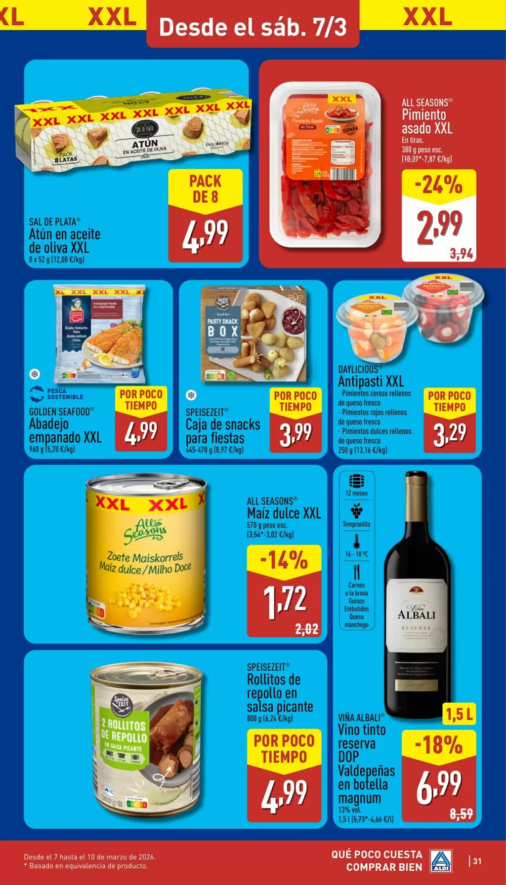 Folleto promocional de ALDI válido desde el 02/03/2026 - Página 31.
