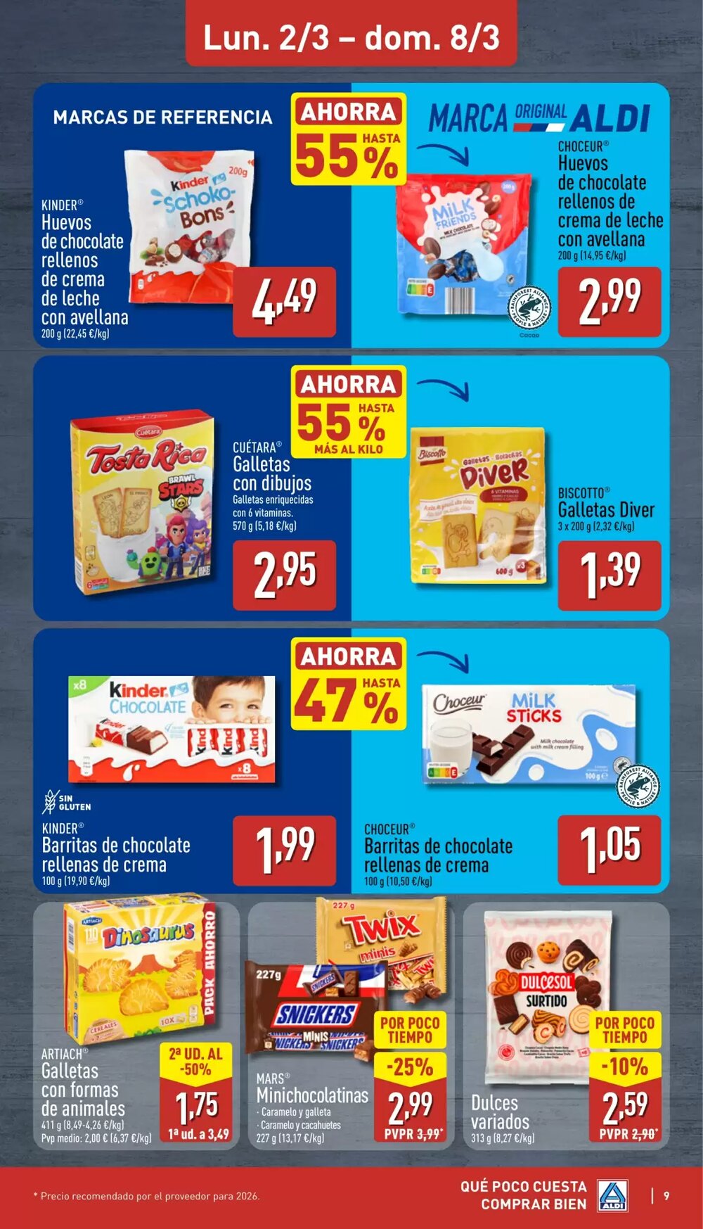 Folleto promocional de ALDI válido desde el 02/03/2026 - Página 9.