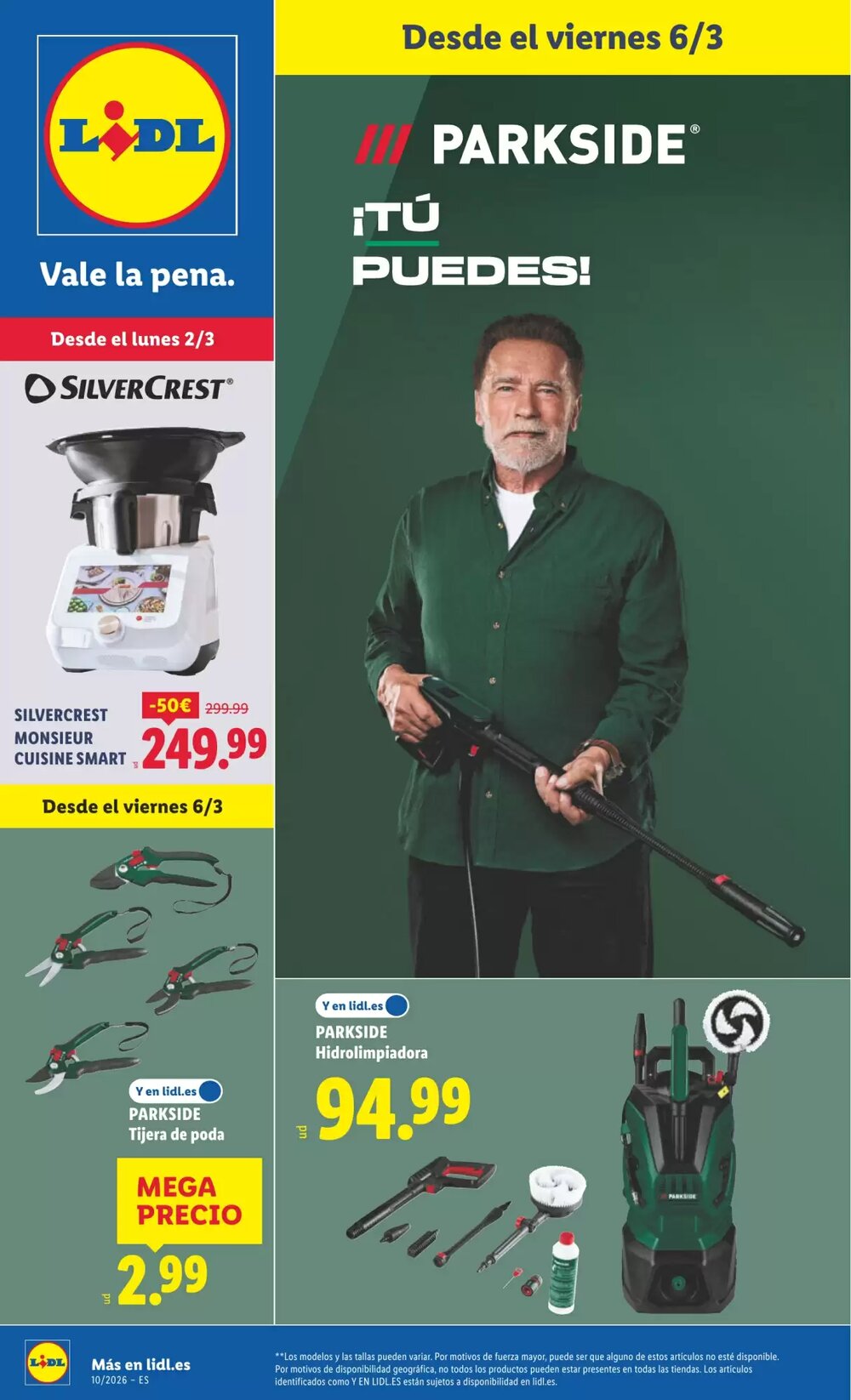 Folleto promocional de Lidl válido desde el 02/03/2026 - Página 1.