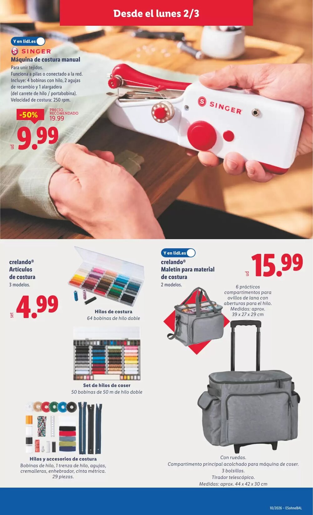 Folleto promocional de Lidl válido desde el 02/03/2026 - Página 13.