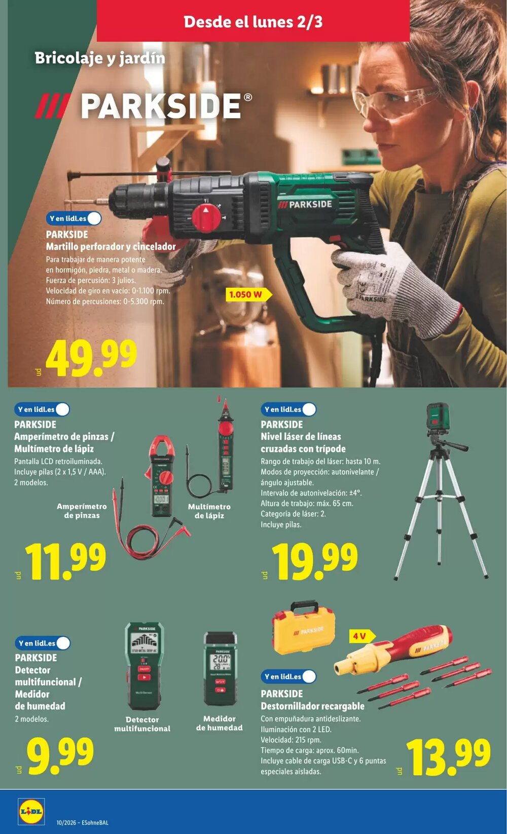 Folleto promocional de Lidl válido desde el 02/03/2026 - Página 4.