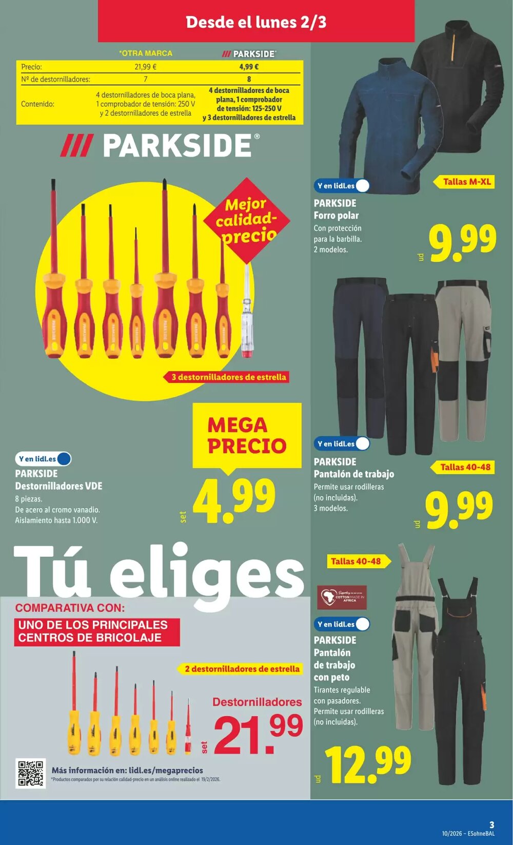 Folleto promocional de Lidl válido desde el 02/03/2026 - Página 5.