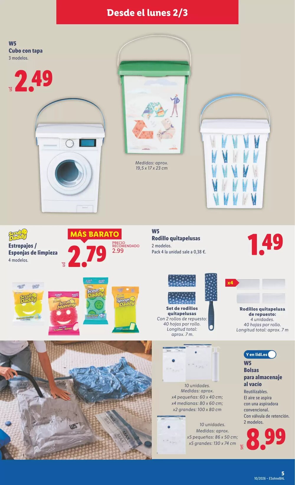 Folleto promocional de Lidl válido desde el 02/03/2026 - Página 9.