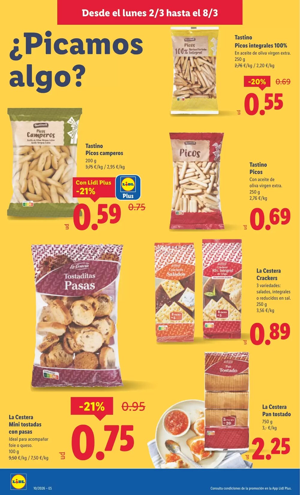 Folleto promocional de Lidl válido desde el 02/03/2026 - Página 12.