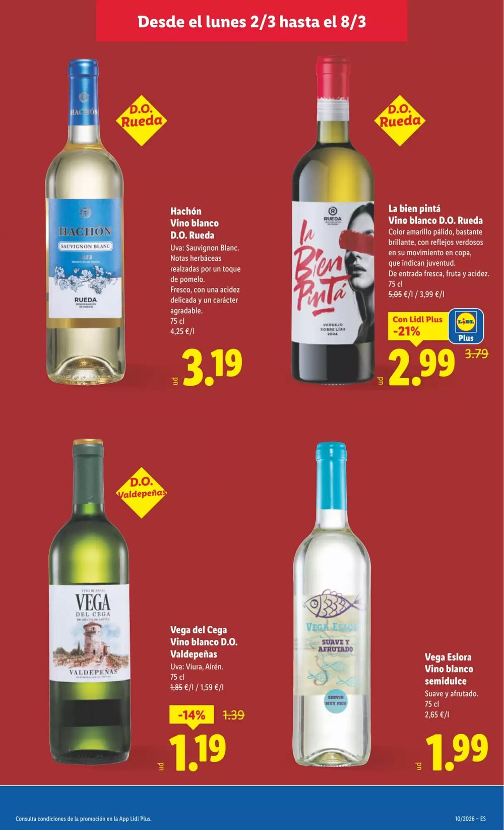 Folleto promocional de Lidl válido desde el 02/03/2026 - Página 19.