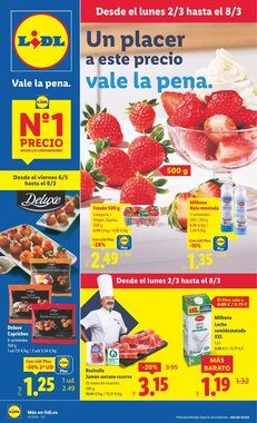 Folleto promocional de Lidl válido desde el 02/03/2026
