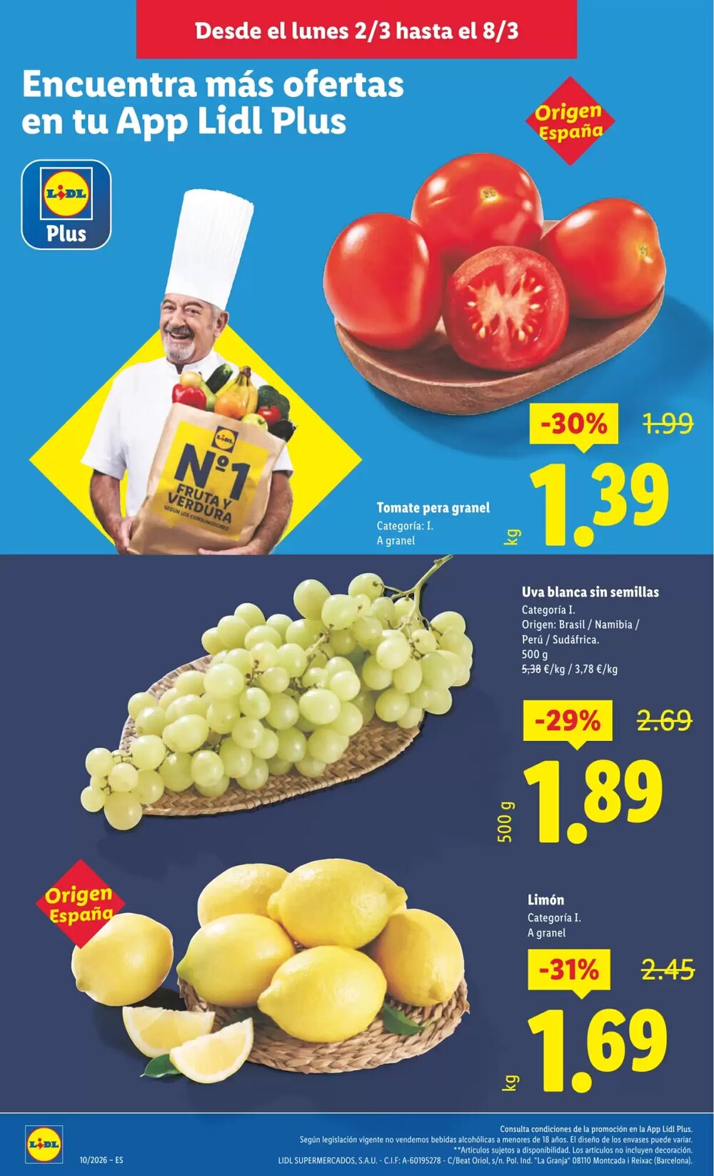 Folleto promocional de Lidl válido desde el 02/03/2026 - Página 2.
