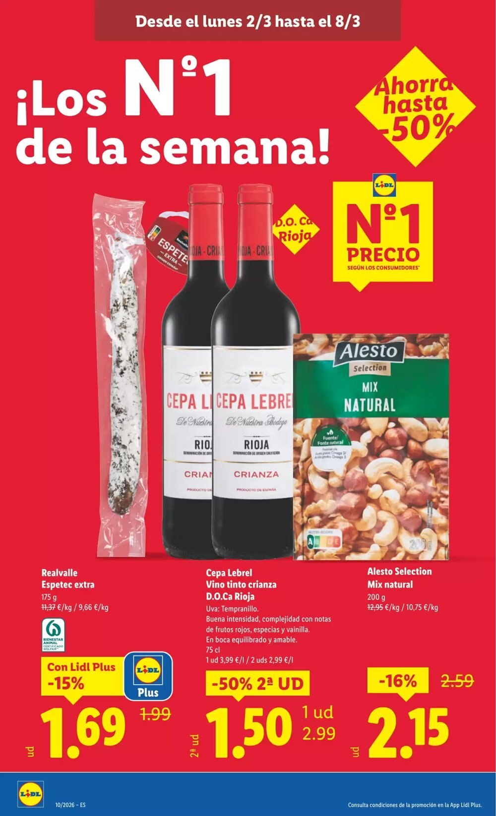 Folleto promocional de Lidl válido desde el 02/03/2026 - Página 22.