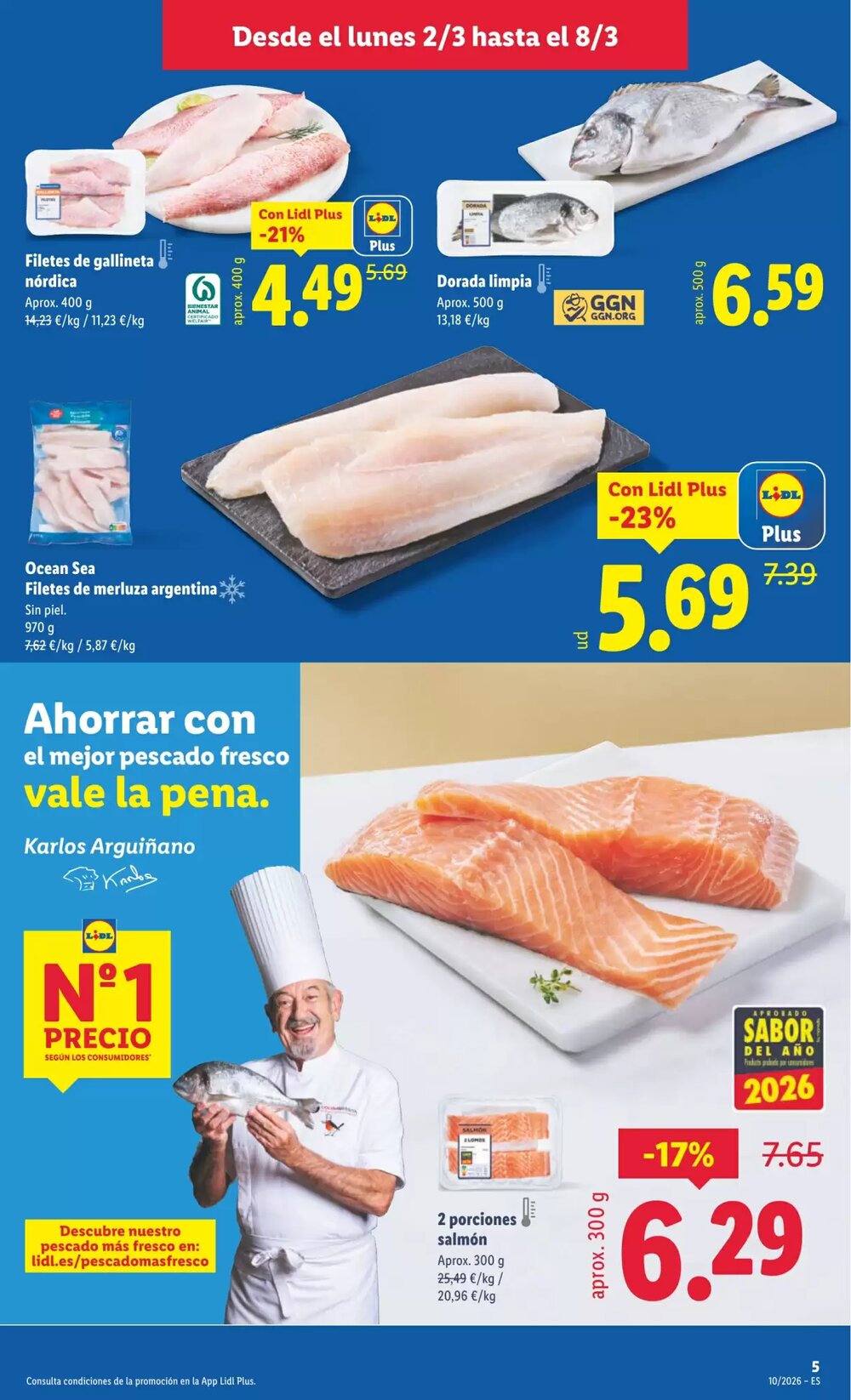 Folleto promocional de Lidl válido desde el 02/03/2026 - Página 5.