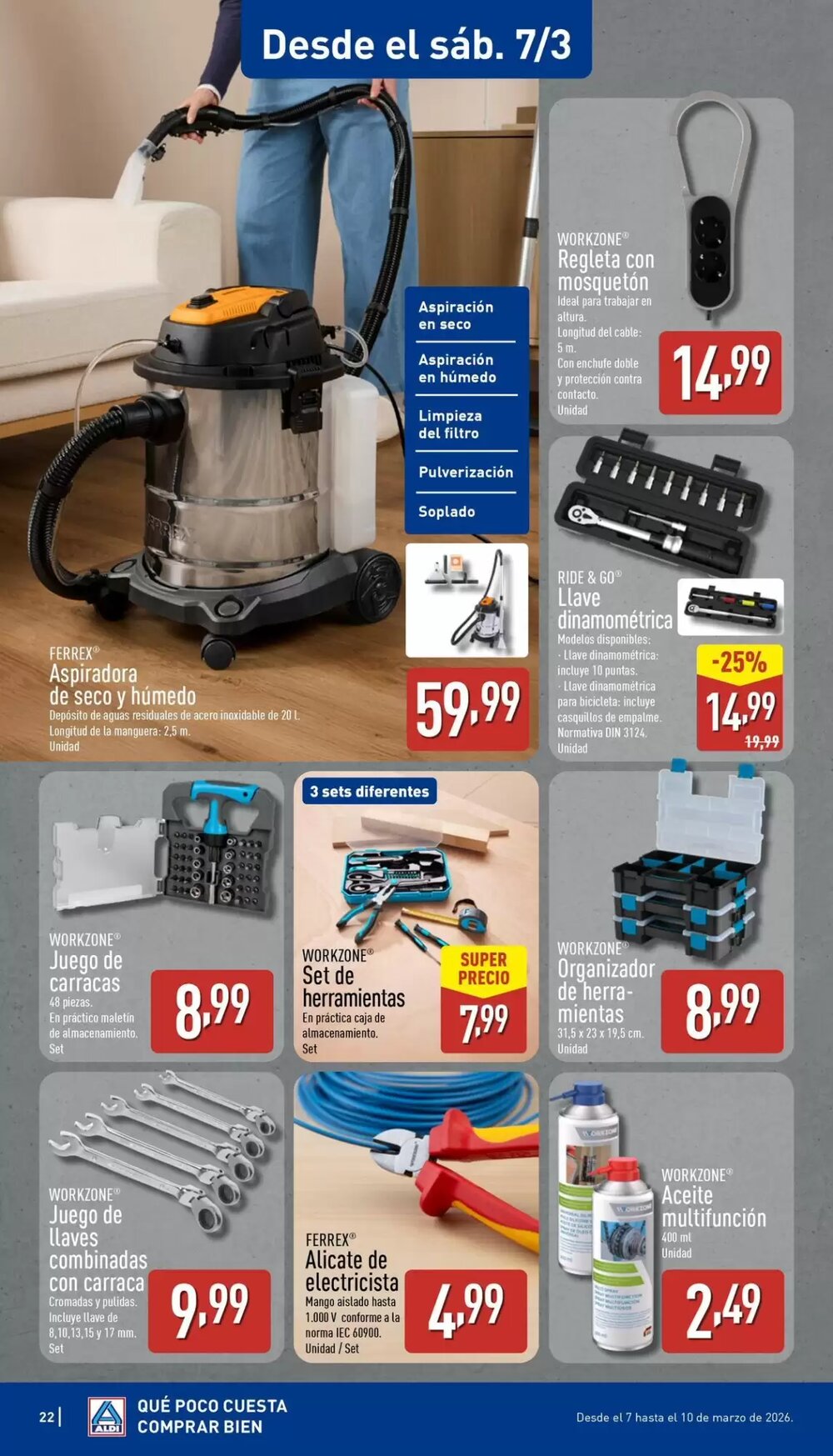Folleto promocional de ALDI válido desde el 02/03/2026 - Página 22.