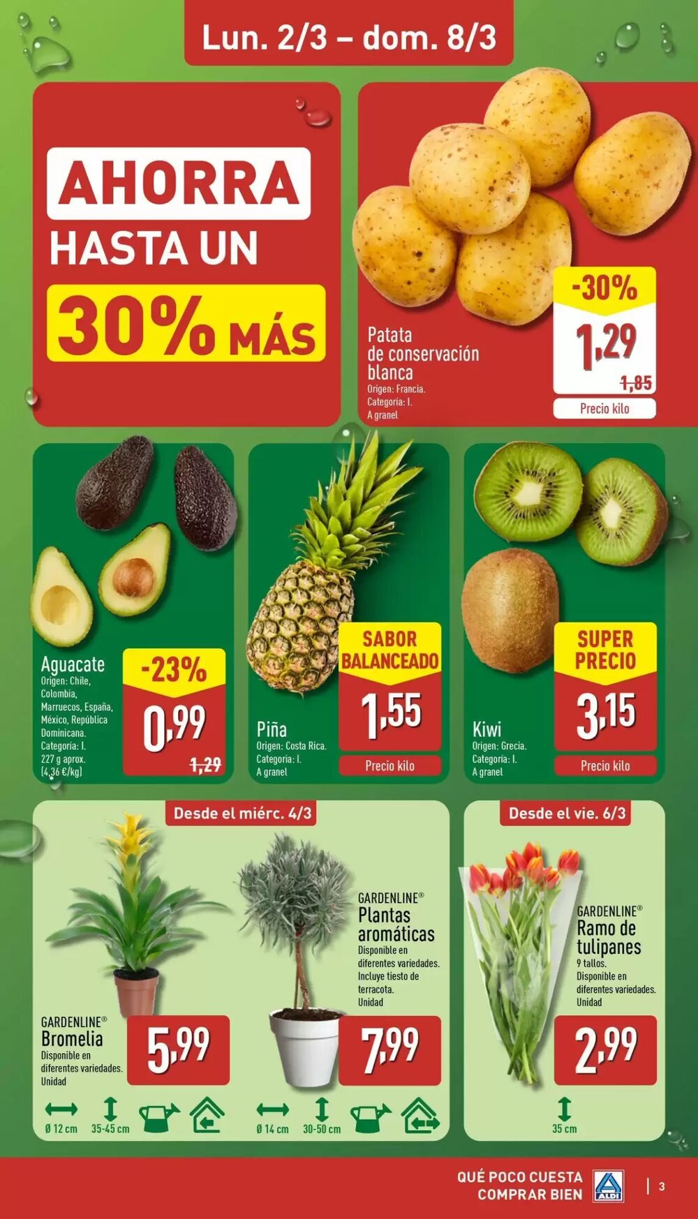 Folleto promocional de ALDI válido desde el 02/03/2026 - Página 3.