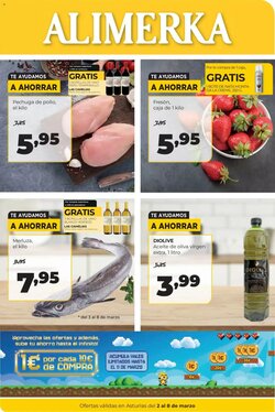 Folleto promocional de Alimerka válido desde el 02/03/2026