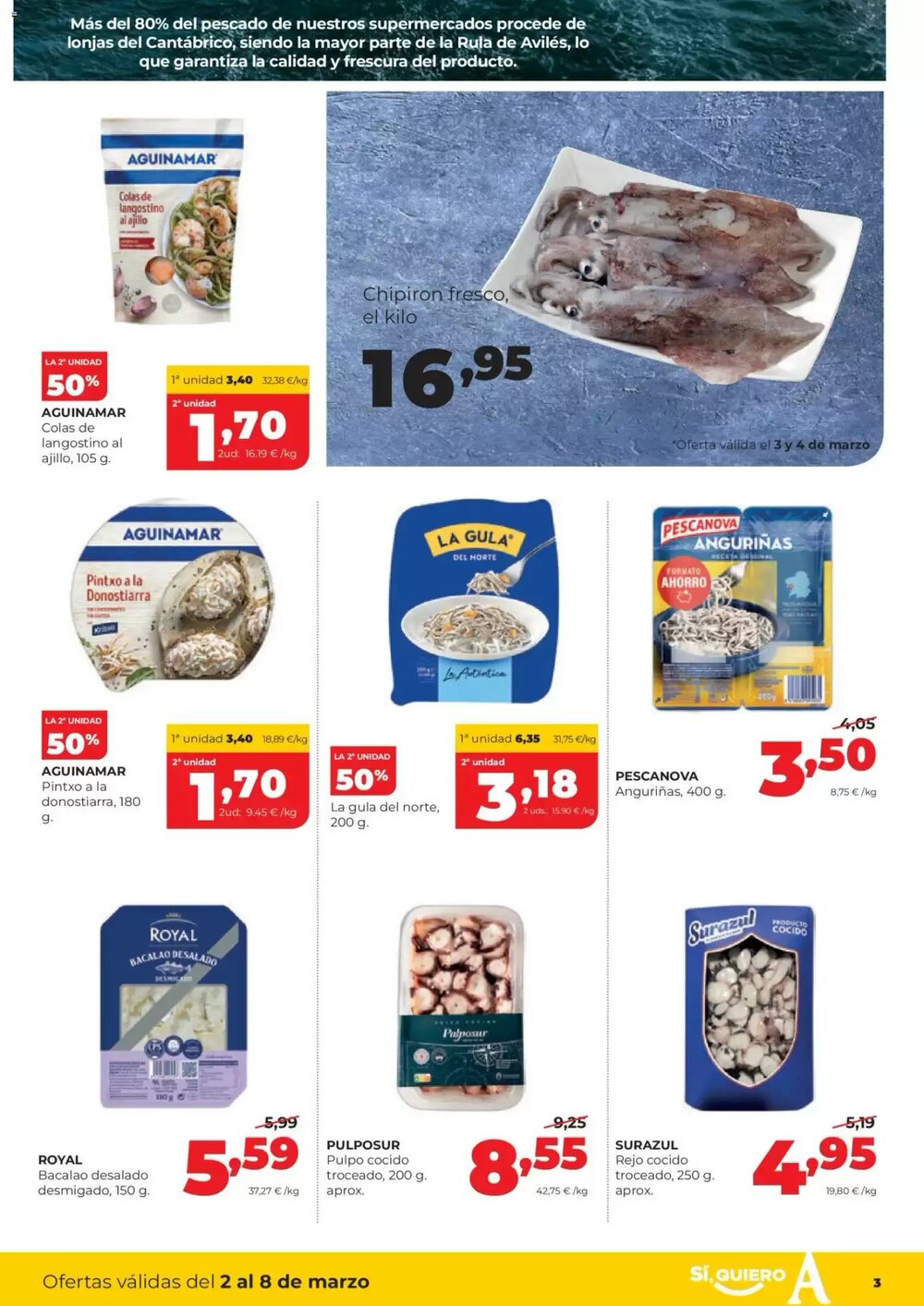 Folleto promocional de Alimerka válido desde el 02/03/2026 - Página 3.