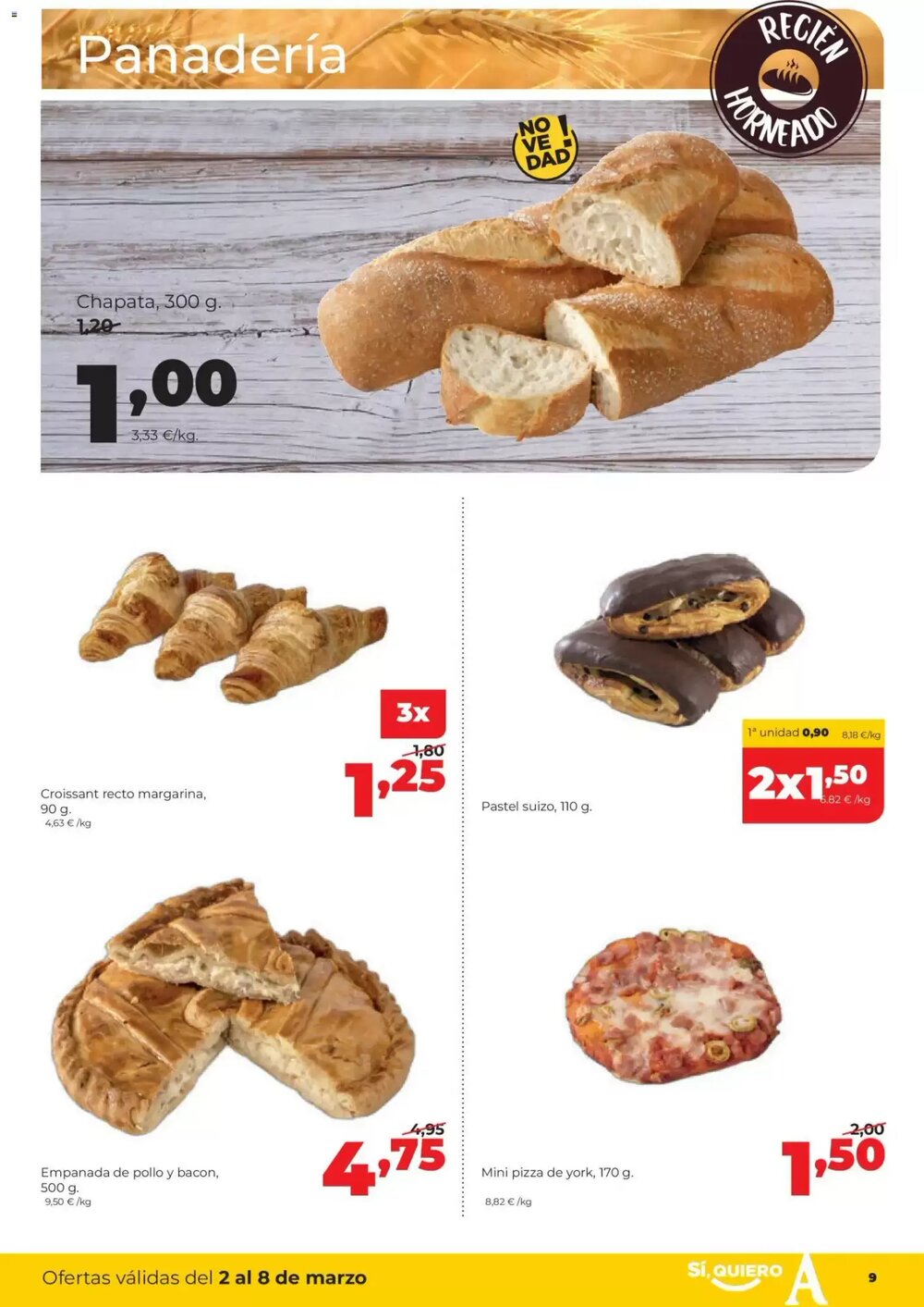 Folleto promocional de Alimerka válido desde el 02/03/2026 - Página 9.