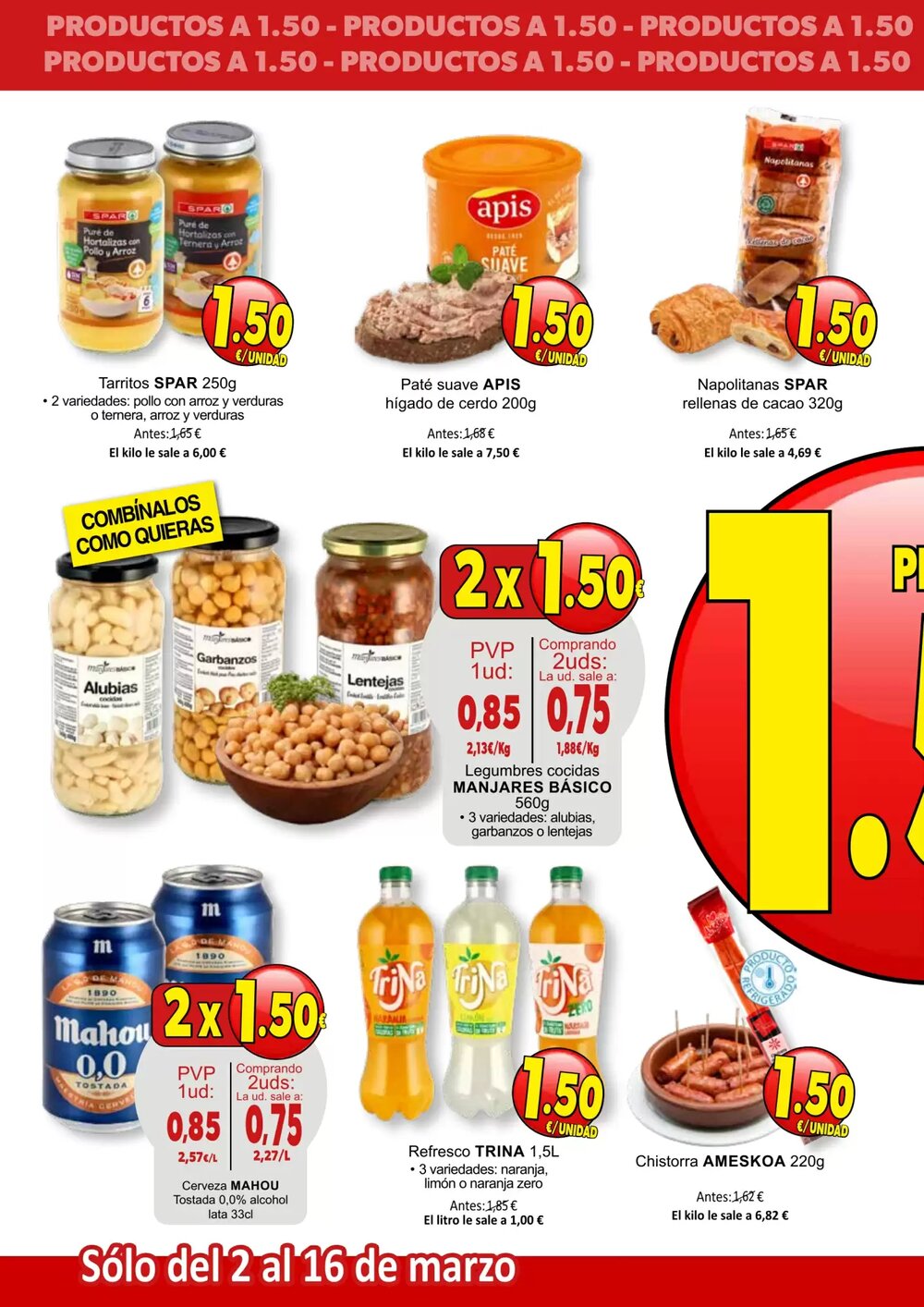 Folleto promocional de Spar válido desde el 02/03/2026 - Página 8.