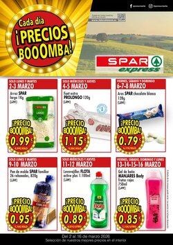 Folleto promocional de Spar válido desde el 02/03/2026