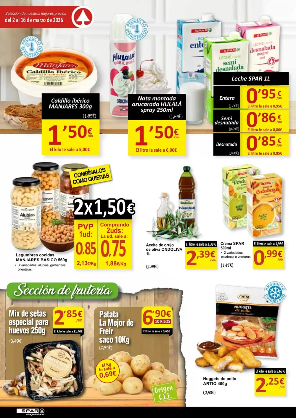 Folleto promocional de Spar válido desde el 02/03/2026 - Página 2.
