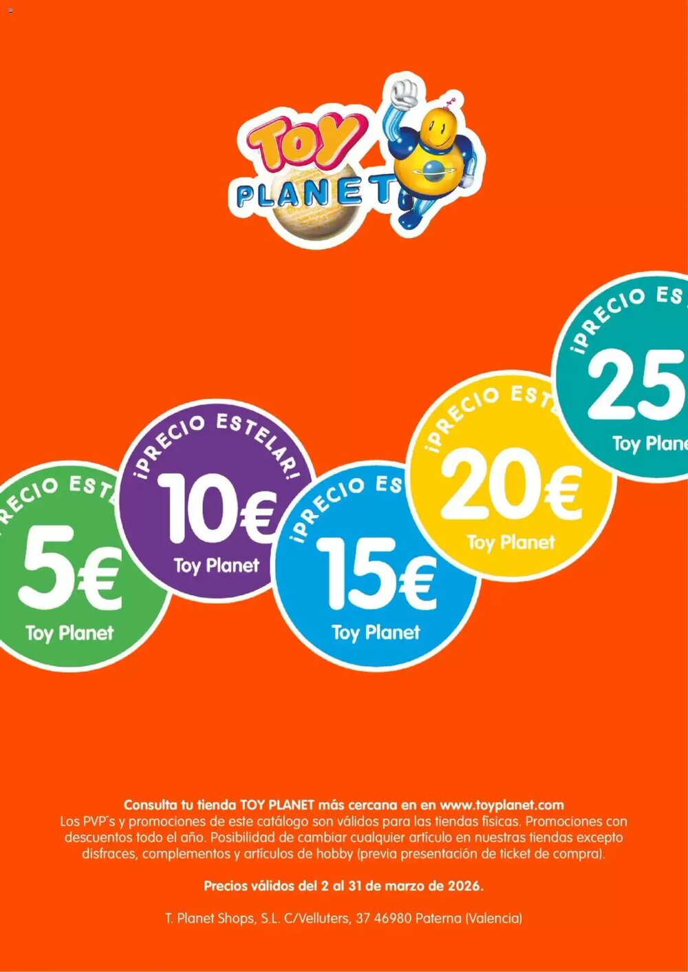 Folleto promocional de Toy Planet válido desde el 02/03/2026 - Página 14.