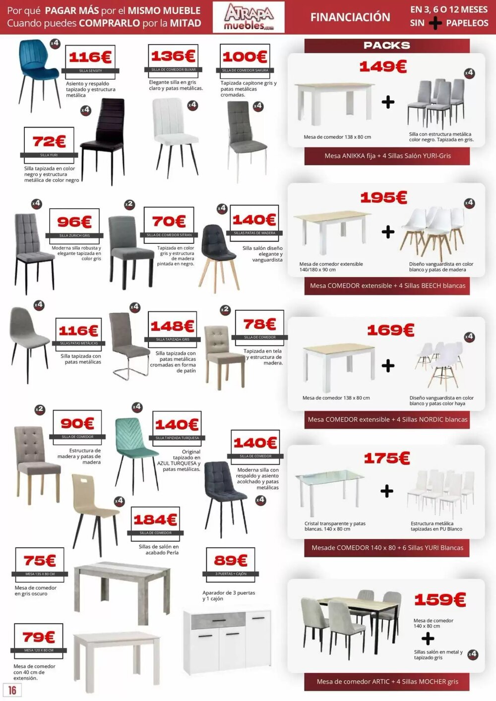 Folleto promocional de Atrapamuebles válido desde el 02/03/2026 - Página 16.