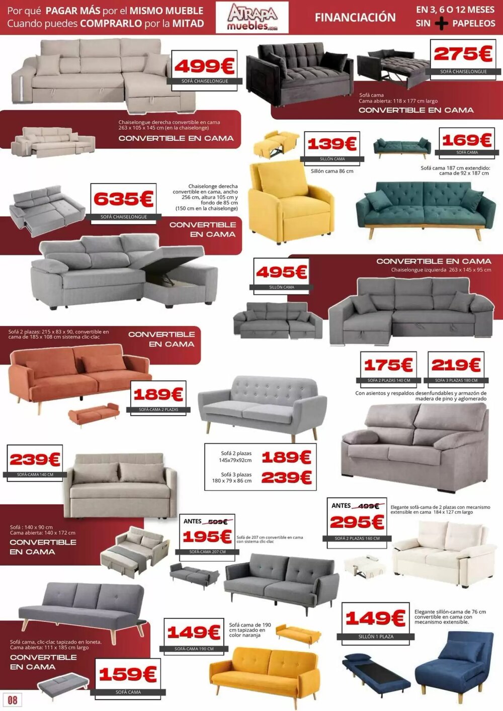 Folleto promocional de Atrapamuebles válido desde el 02/03/2026 - Página 8.