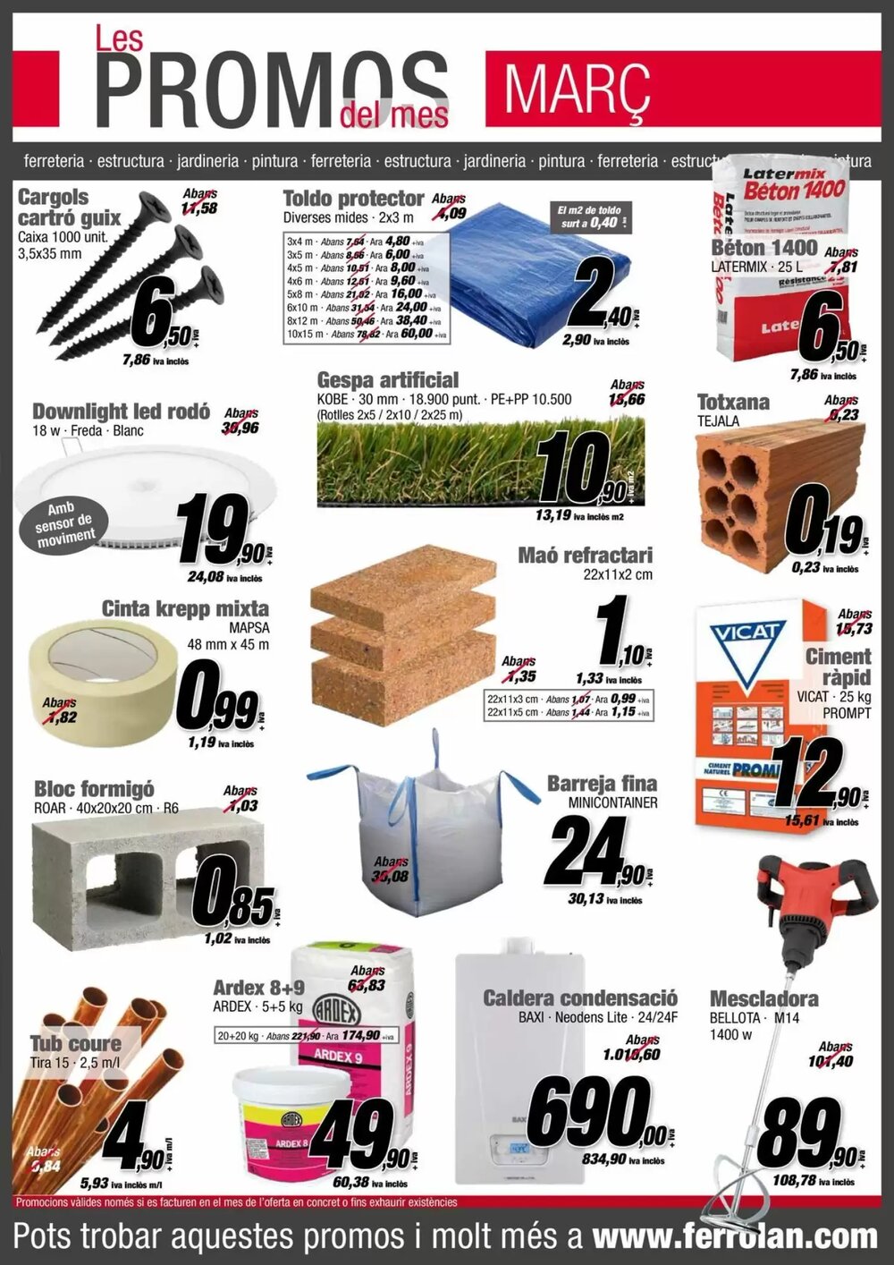 Folleto promocional de Ferrolan válido desde el 02/03/2026 - Página 2.