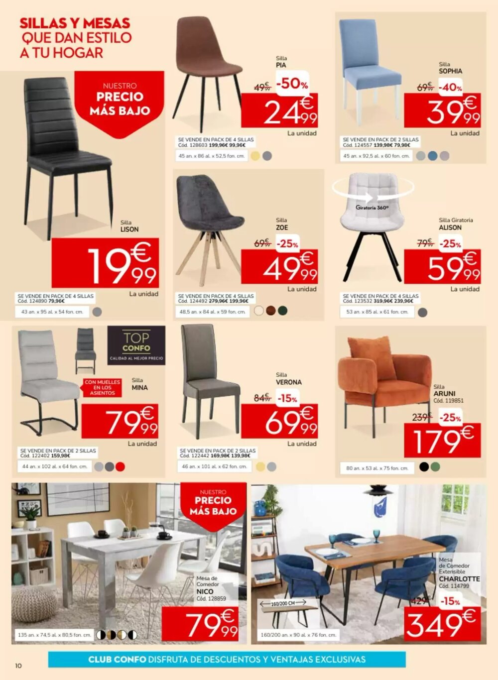 Folleto promocional de Conforama válido desde el 03/03/2026 - Página 10.