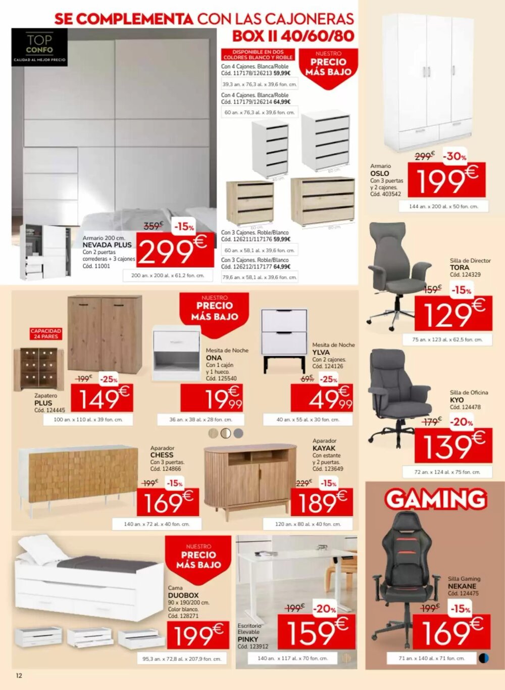 Folleto promocional de Conforama válido desde el 03/03/2026 - Página 12.