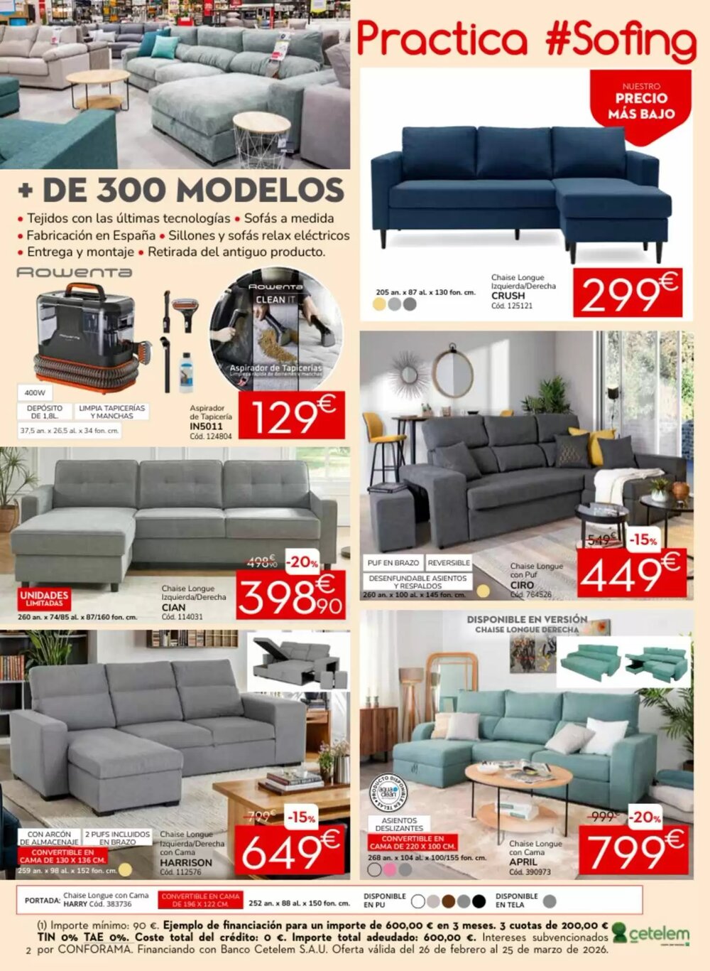 Folleto promocional de Conforama válido desde el 03/03/2026 - Página 2.