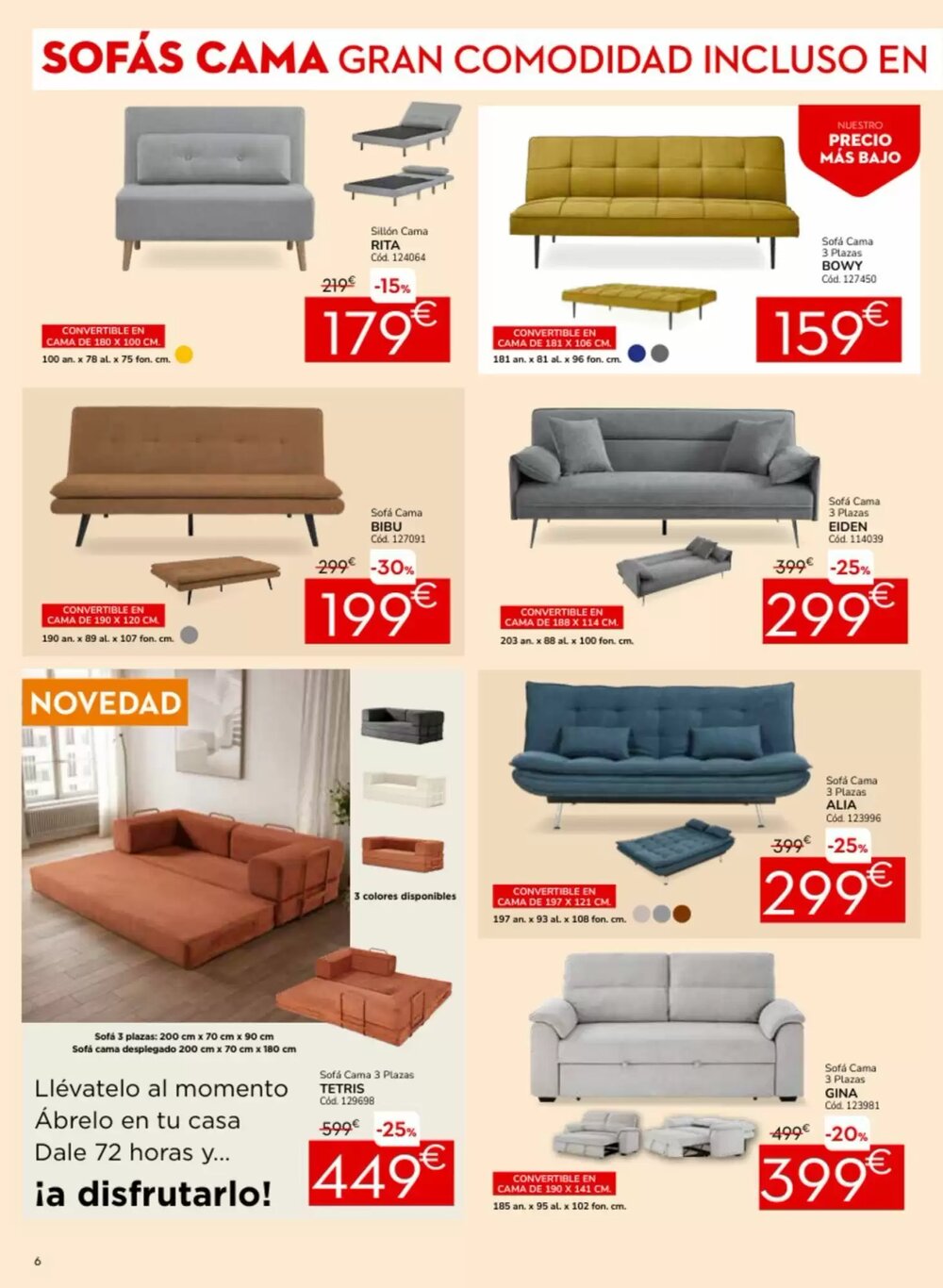 Folleto promocional de Conforama válido desde el 03/03/2026 - Página 6.