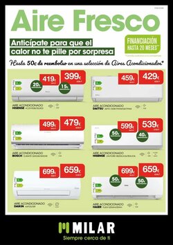 Folleto promocional de Milar válido desde el 03/03/2026