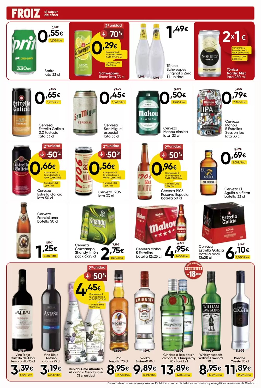 Folleto promocional de FROIZ válido desde el 03/03/2026 - Página 17.