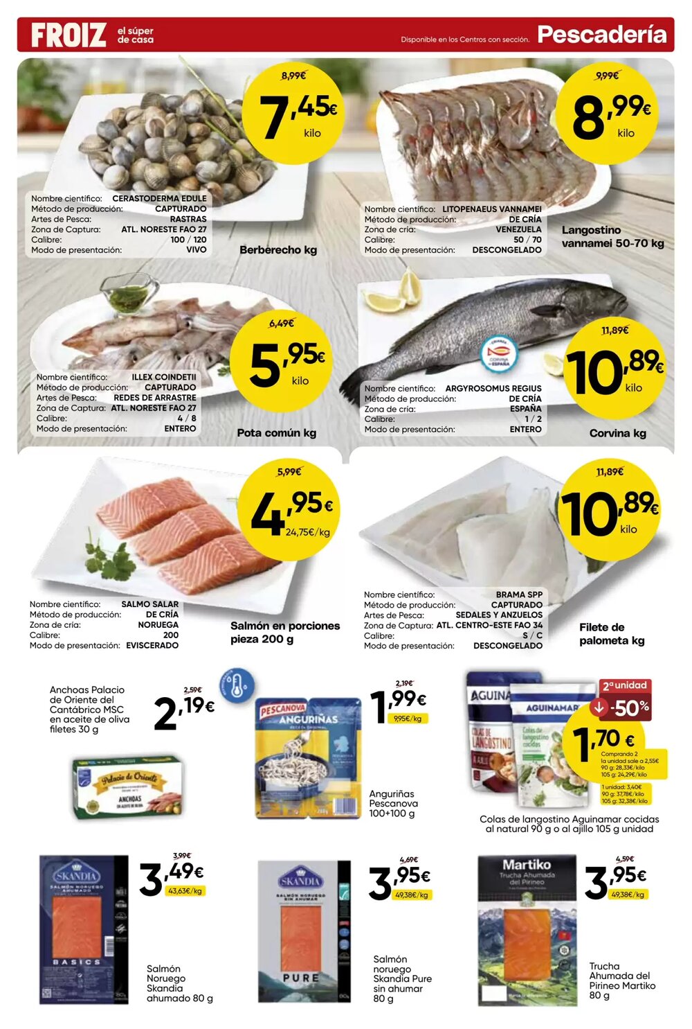 Folleto promocional de FROIZ válido desde el 03/03/2026 - Página 5.