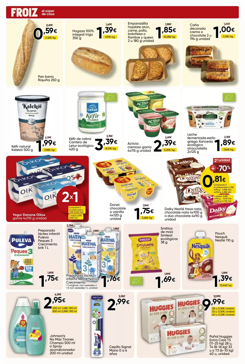 Folleto promocional de FROIZ válido desde el 03/03/2026 - Página 9.