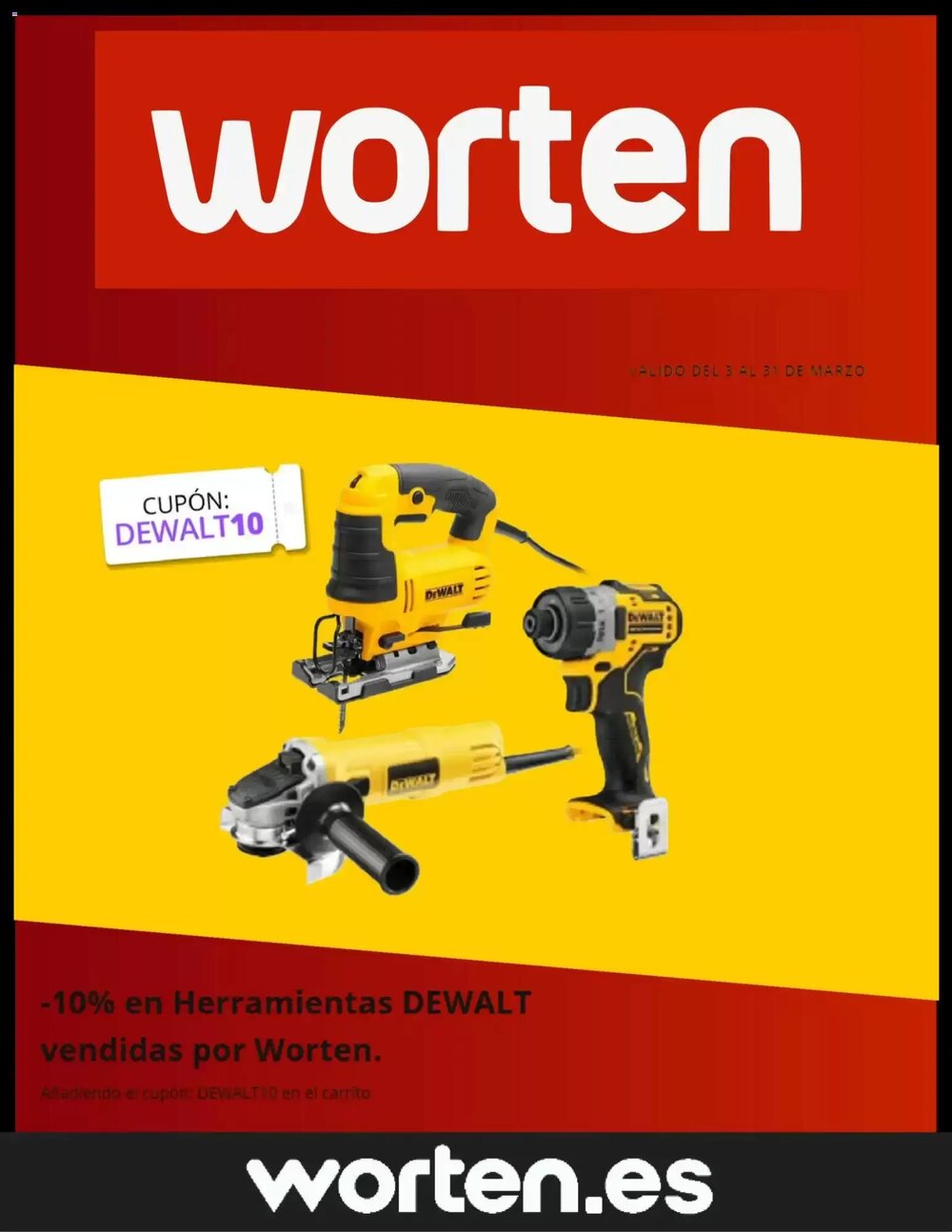Folleto promocional de Worten válido desde el 03/03/2026 - Página 1.