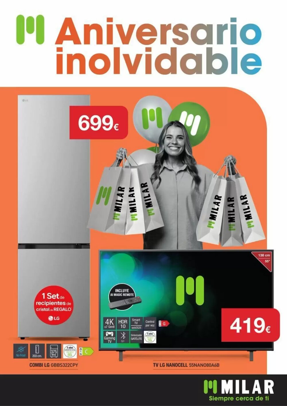 Folleto promocional de Milar válido desde el 03/03/2026 - Página 1.