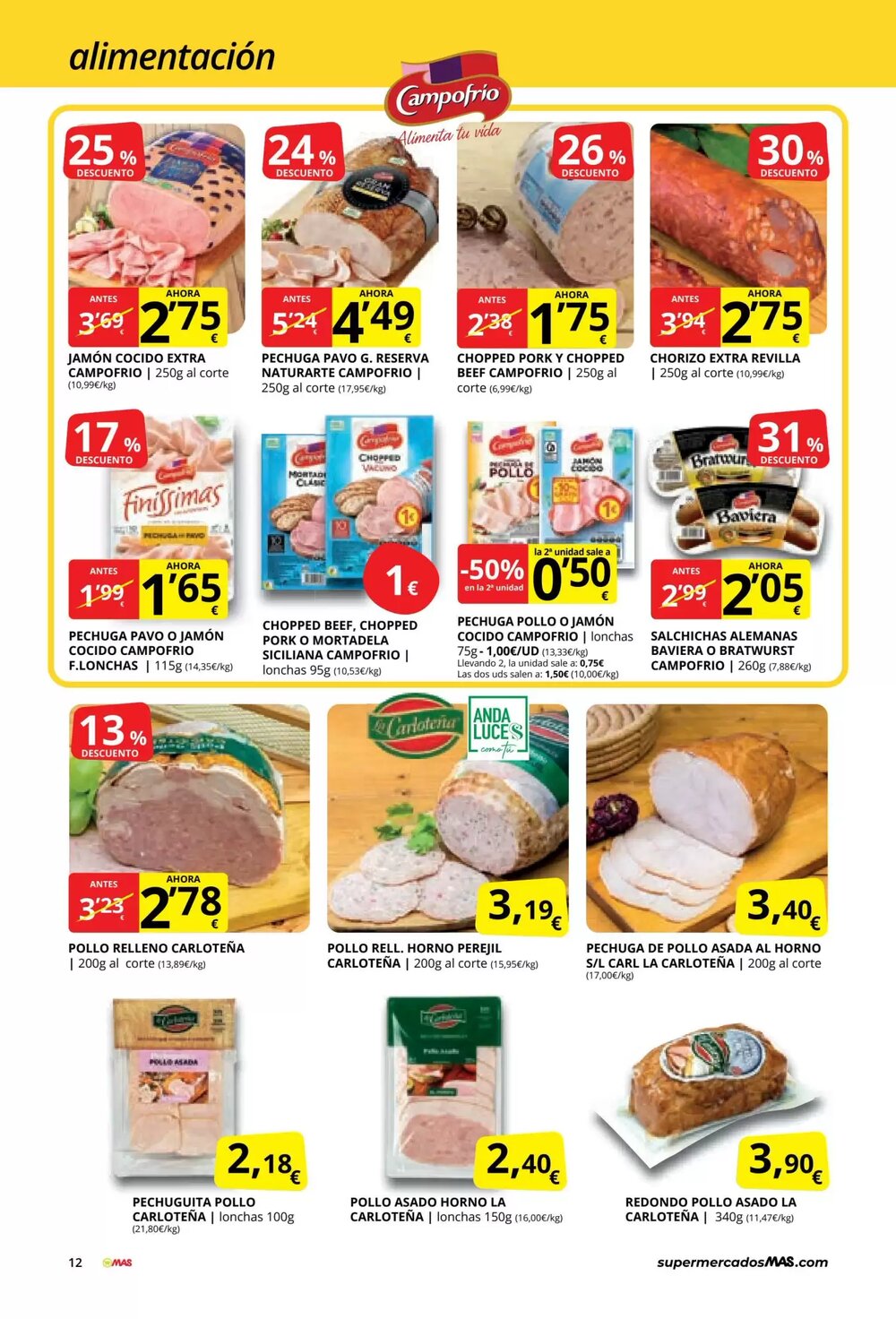 Folleto promocional de MAS válido desde el 03/03/2026 - Página 12.