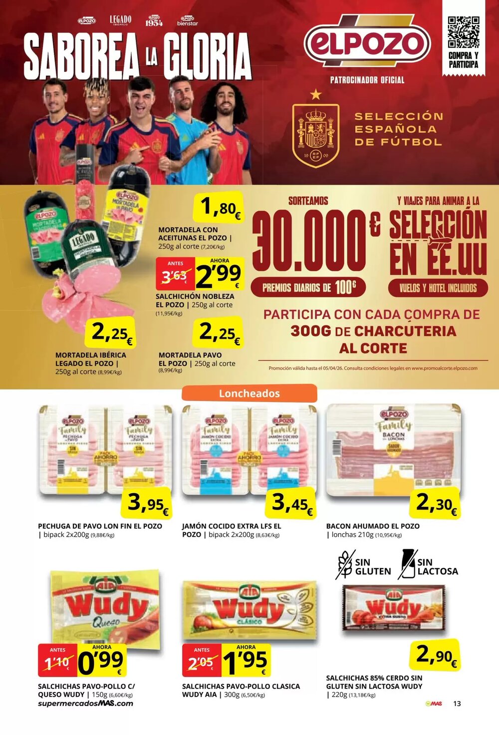 Folleto promocional de MAS válido desde el 03/03/2026 - Página 13.